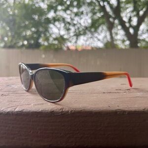 Stylish Black and Tan Sunglasses prescription